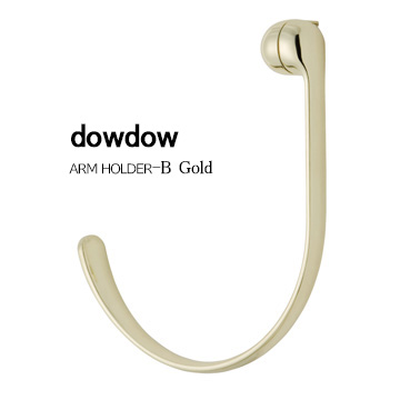 カーテンホルダー【アームホルダーＢ】ゴールド