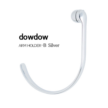 カーテンホルダー【アームホルダーＢ】シルバー