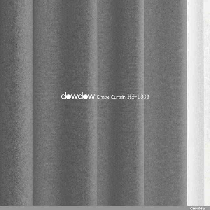 【フレンチシック】ほんのり光沢の無地のドレープカーテン＆シェード【HS-1303】スイートグレー