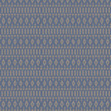 【イタリアン モダン】アフリカン柄のラグジュアリーなドレープカーテン＆シェード【HS-3076】ブルー
