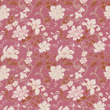 【クラシック モダン】煌びやかなジャガード織の花柄のドレープカーテン＆シェード【HS-3145】ピンク