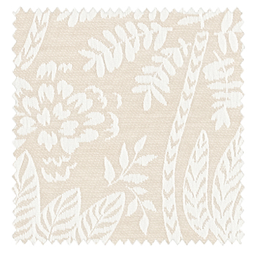 【北欧モダン】フレッシュなハーブ草柄のドレープカーテン【HS-8143】ライトベージュ