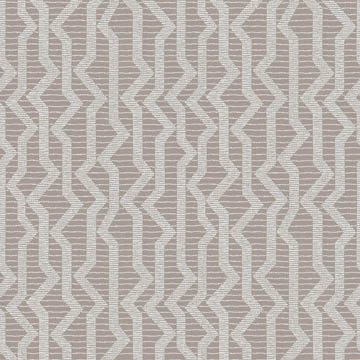 【ミッドセンチュリー】タテに流れる幾何学柄の遮光カーテン【HS-8423】ライトブラウン