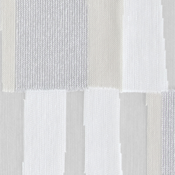 【ミッドセンチュリー】バックカットのランダムな幾何学柄のレースカーテン【HS-8483】グレージュ