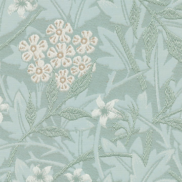 【ウィリアム モリス】ジャスミンのドレープカーテン【IS-5099】ライトブルー