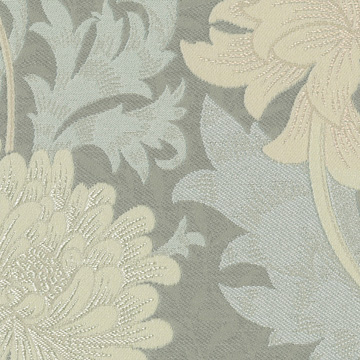 【ウィリアム モリス】クリサンセマムのドレープカーテン【IS-5100】イエロー＆グレージュ