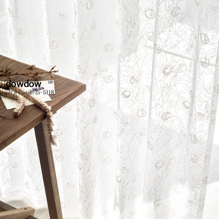 ウィリアム モリス】バード・アンド・ポミグラネットの刺繍のレース