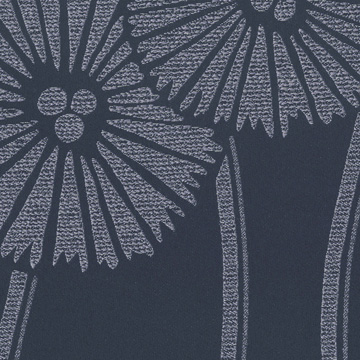 【和モダン】変わり立涌と菊松葉の遮光カーテン【IS-5182】濃藍色