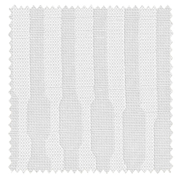 【和モダン】流水文様のレースカーテン【IS-5197】白