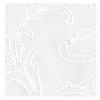【クラシック モダン】エレガントな刺繍のレースカーテン【IS-61415】オフホワイト