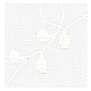 【クラシック モダン】小花のオーナメント柄の刺繍のレースカーテン【LX-8456】ナチュラルホワイト