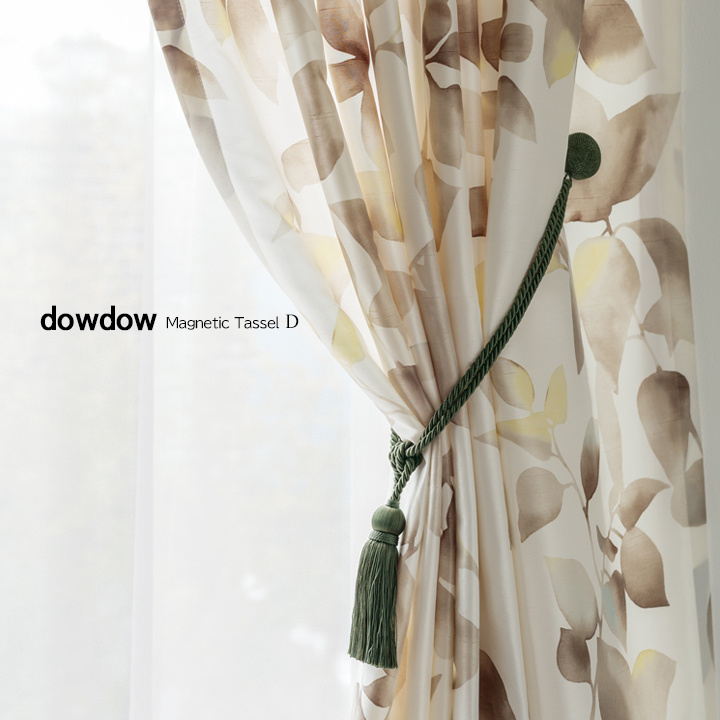 フサカケがいらない【マグネット タッセルD】6カラー(2個セット)