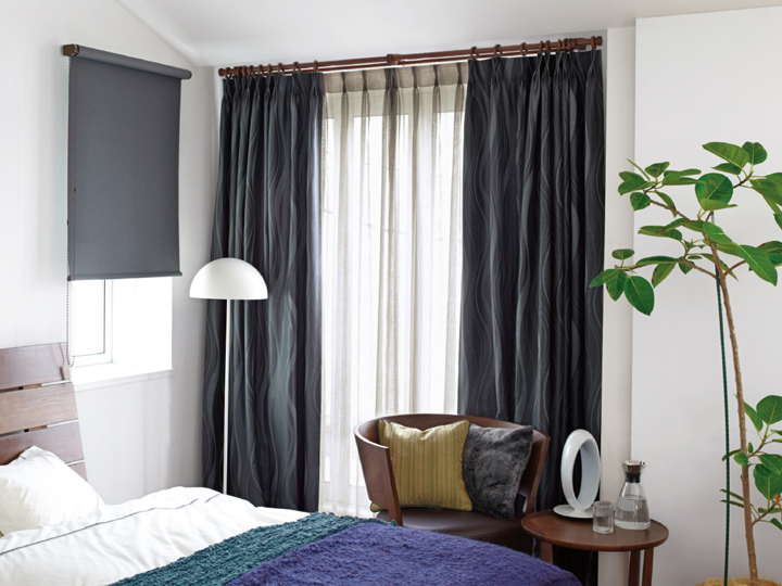 木製カーテンレール【ノルディ25】Nダブル の取付方法