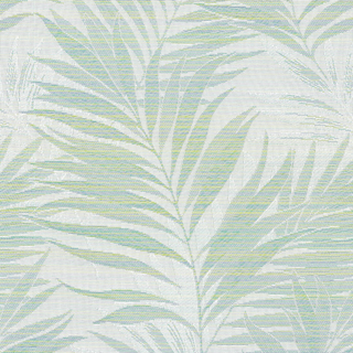 【西海岸スタイル】ヤシの葉のジャガード織のドレープカーテン【RC-7050】グリーン