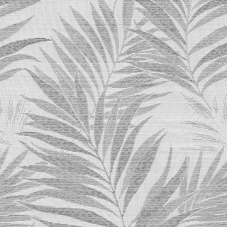【西海岸スタイル】ヤシの葉のジャガード織のドレープカーテン【RC-7051】グレー