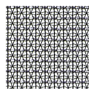 【シンプル モダン】スタイリッシュな幾何学織のレースカーテン＆シェード【SC-0708】ブラック