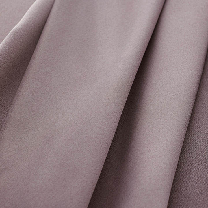 【イタリアンモダン】サテンの無地の遮光カーテン【SC-1397】パープルグレー