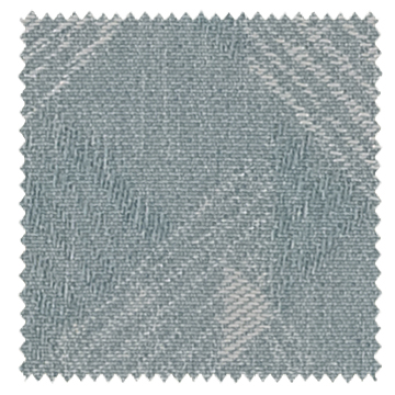 【ミッドセンチュリー】重厚な幾何学模様の遮光カーテン【SC-1544】ライトブルー