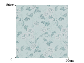 【フレンチ カントリー】薔薇のジャガード織のドレープカーテン【SC-2195】ブルーグリーン