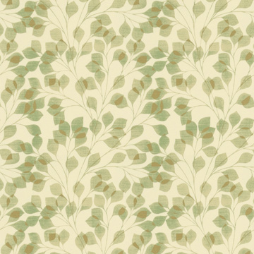 【北欧モダン】重なる葉柄のドレープカーテン&シェード【SC-3112】グリーン