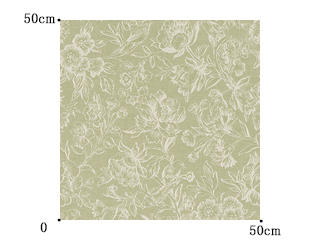 【クラシック モダン】ワントーンの花と鳥の風通織のドレープカーテン＆シェード【UX-2201】イエローグリーン
