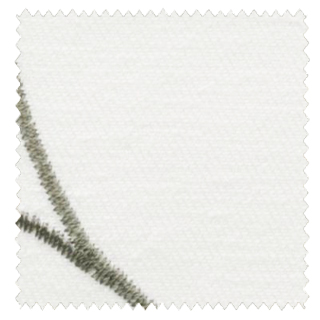 【北欧モダン】洋ナシの刺繍のドレープカーテン＆シェード【UX-5061】グリーン＆ホワイト