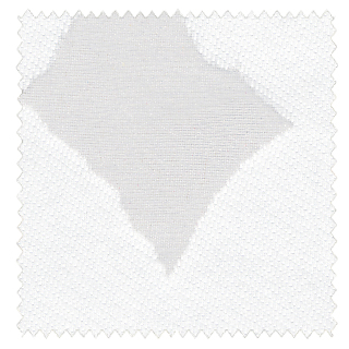 【北欧モダン】雪のデザインのオパールプリントのレースカーテン【UX-5144】ホワイト