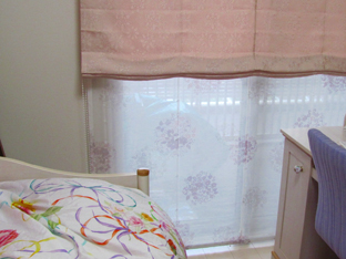 千葉県浦安市Ｒ様邸の【アメリカン・クラシック】のツイン-シェードの施工例