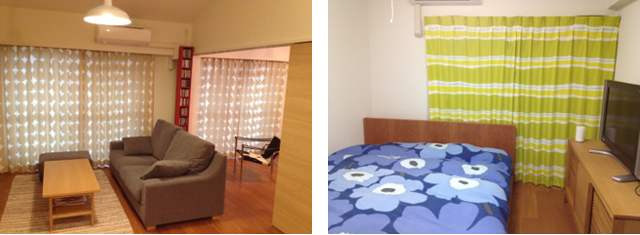 さいたま市Y様邸の北欧系【ミッドセンチュリー】のオーダーカーテンのコーディネート