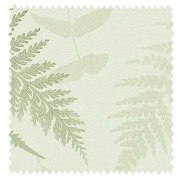 【ナチュラル モダン】淡い色を重ねた葉柄の遮光カーテン【HS-1386】グリーン