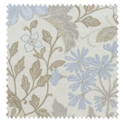 【アンティーク-クラシック】庭園の花柄のドレープカーテン【HS-6221】アイボリー&ブラウン
